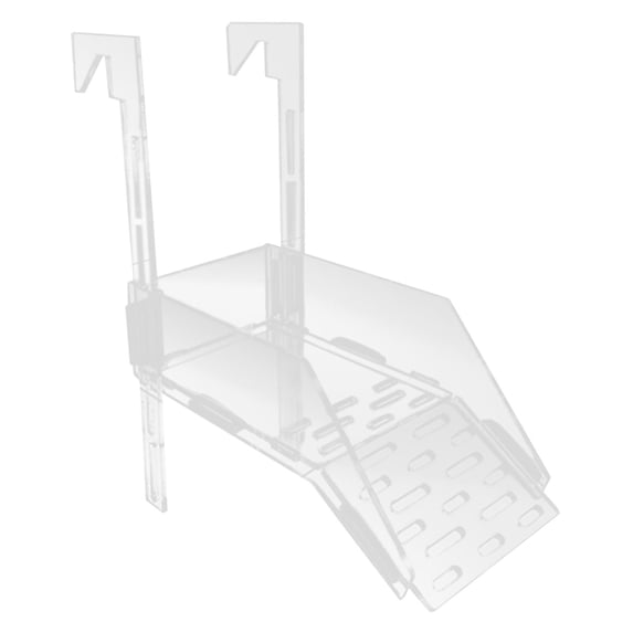 Tooyful Hanging Turtle Basking Platform Bask Terrace Climbing Ramp Aquarium Accessories Breeding Resting Terrace for Amphibians Turtles Eels Newts XS
