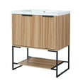 thumbnail image 1 of Tooyyer 30 Inch Freestanding Bathroom Vanity With Resin Basin,30x18, 1 of 11
