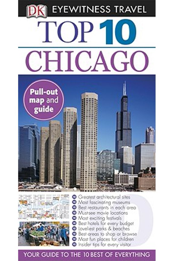 Pre-Owned Top 10 Chicago [With Map]