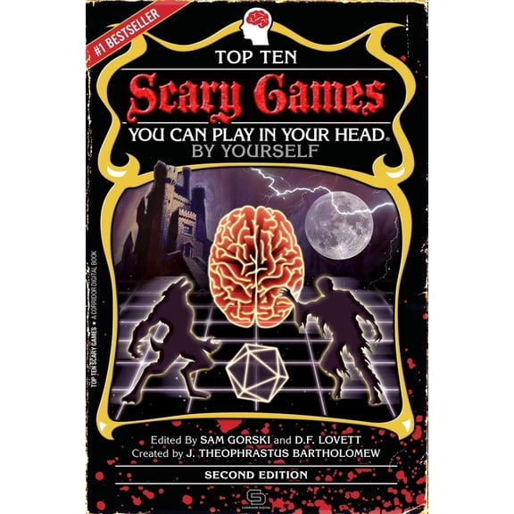 Top 10 Games Top Ten Scary Games You Can Play In Your Head, By Yourself, (Paperback)