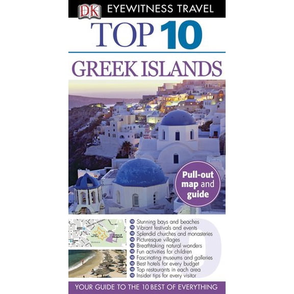 Pre-Owned Dk Eyewitness Top 10 Greek Islands (Dk Eyewitness Top 10 Travel Guides) (Paperback) 0756669200 9780756669201