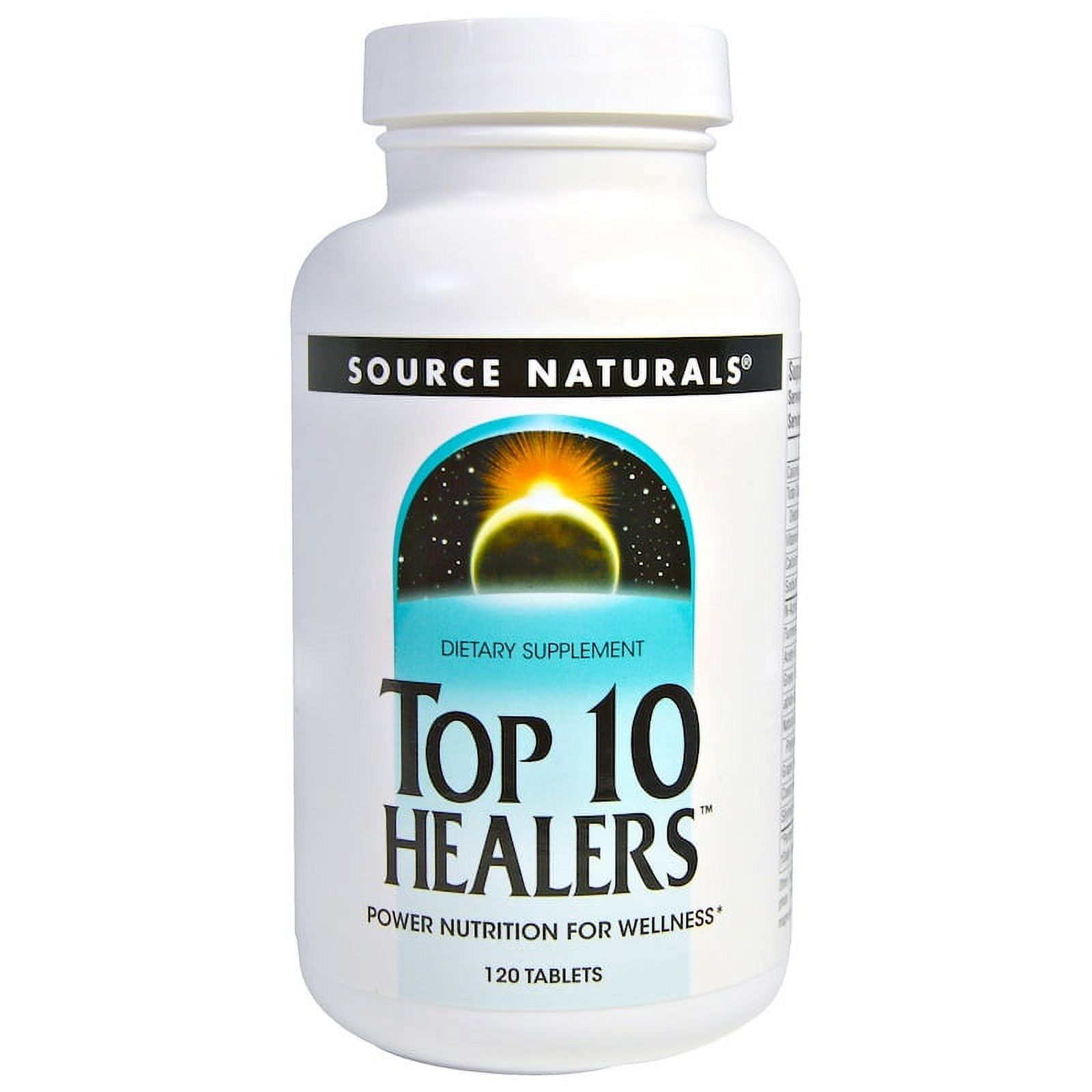 Top 10 Healers 120 Tablets by Source Naturals