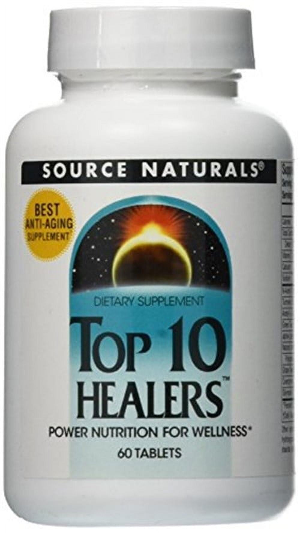 Top 10 Healers 60 Tablets by Source Naturals