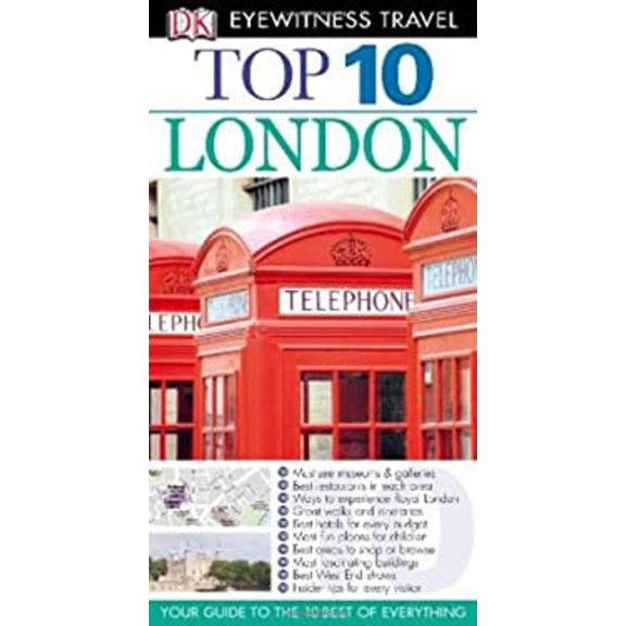 Pre-Owned Dk Eyewitness Top 10 London (Dk Eyewitness Top 10 Travel Guides) (Paperback) 0756684498 9780756684495