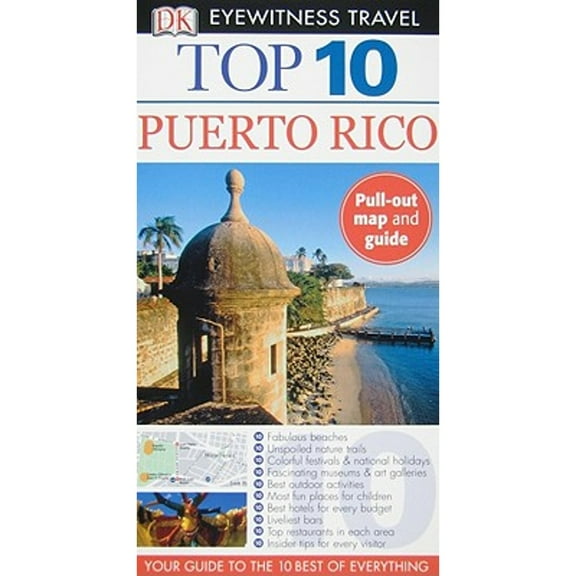 Pre-Owned Top 10 Puerto Rico [With Map]