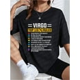 thumbnail image 1 of Top 10 Rules Virgo Zodiac August September Horoscope Virgo T-Shirt, 1 of 4