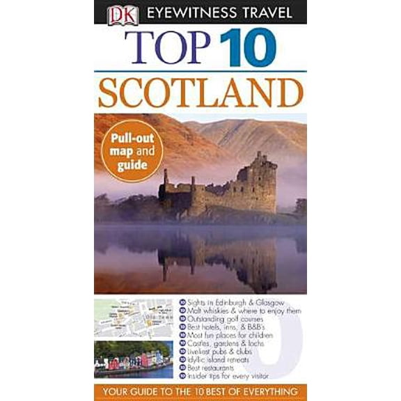 Pre-Owned Top 10 Scotland [With Map]