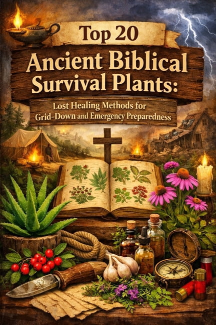 Top 20 Ancient Biblical Survival Plants: Lost Healing Methods for Grid-Down and Emergency Preparedness, (Paperback)