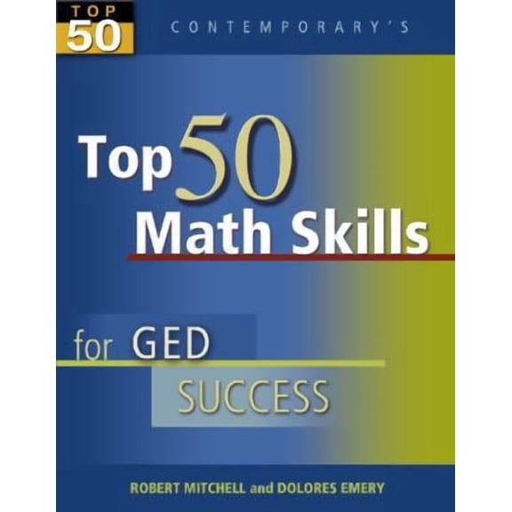 Top 50 Math Skills for GED Success, Student Text Only, (Paperback)