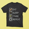 thumbnail image 1 of Top Ark Survival Evolved ag EatSleepTameRepeat Mens TShirt Tees Clothing Be 6627 Sa Re, 1 of 2