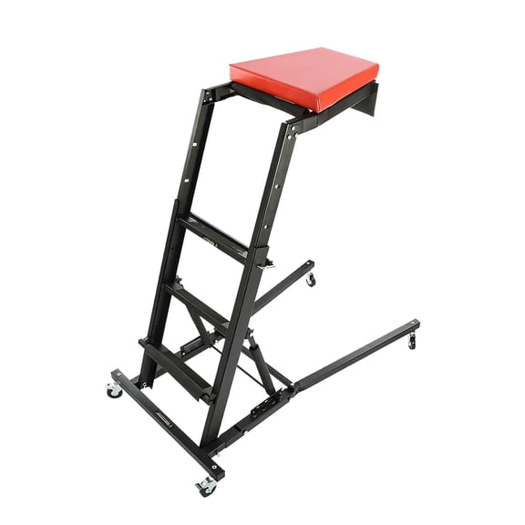 Top Automotive Creeper, Adjustable Automotive Engine Creeper with Adjustable Height 48" to 60", 400 LBS Capacity, 4 Swivel Caster Wheels, for Home Garage, Workshop Repair Maintenance