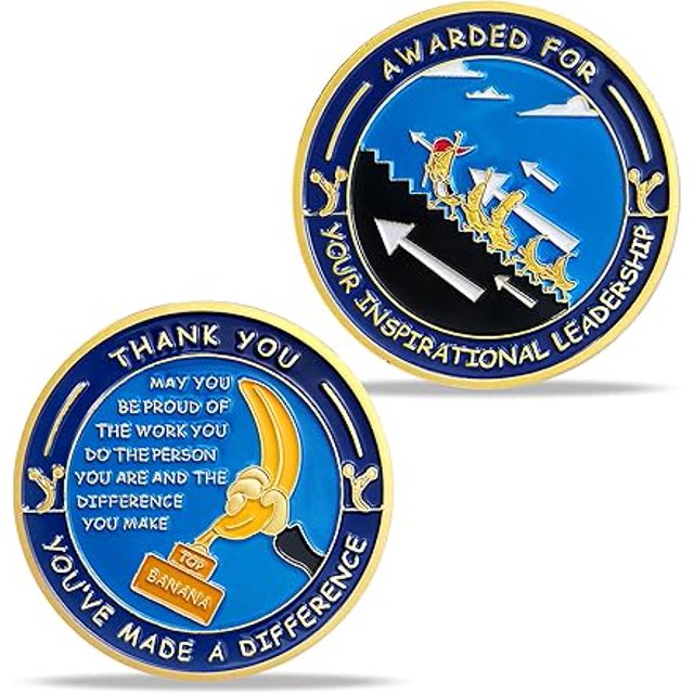 Top Banana Leadership Award Medals Set Thank You Appreciation Award