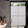 thumbnail image 1 of Top Down Bottom up Light Filter Cellular shades, Honeycomb Window Blinds, Light Filter Grey+55 1/2"W x 36"H, Fashion Simple Elegant Shade, Custom Sized, 1 of 6