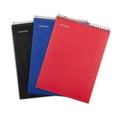 thumbnail image 1 of Top Bound Spiral Notebook (Black, Blue, Red, College Ruled 3pack), 1 of 6