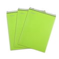 thumbnail image 1 of Top Bound Spiral Notebook (Green, College Ruled 3pack), 1 of 5