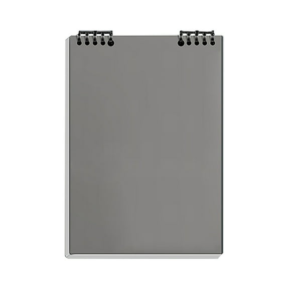 Top Bound Spiral Notebook, Top Detachable Notebook, Multifunctional Top Binder Notepad - A5 Size Top Bound Notebooks, Memo Notebook for Workplace, Daily Use, 60 Sheets, Square, Gray
