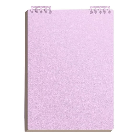 Top Bound Spiral Notebook,flip notebook,A5 Size Thick Plastic Hardcover College Ruled Paper 60 Sheets (120 Pages) Journal,Take Notes with Top Spiral Notebook,for School,University,Work,Office