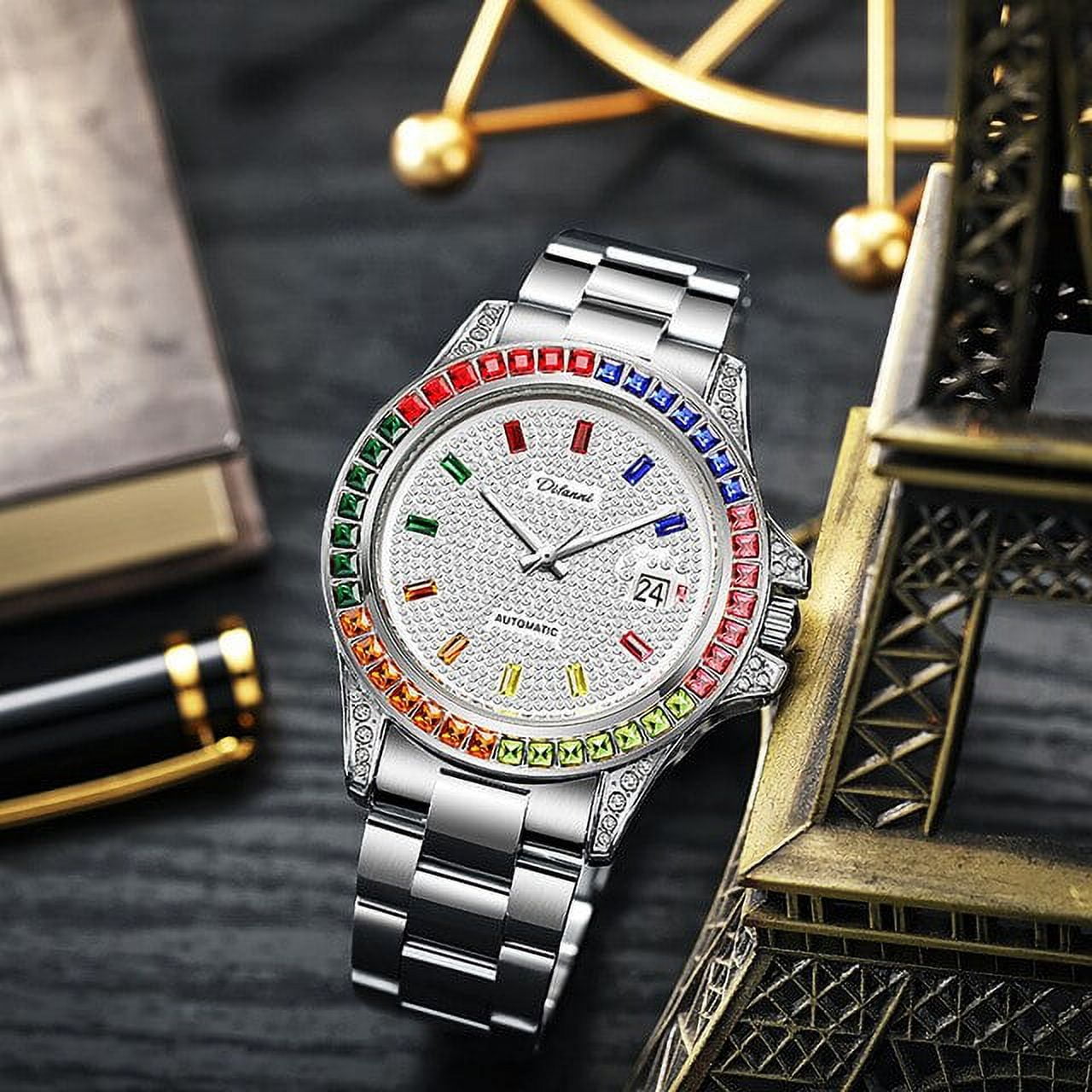 Luxury style stainless automatic 2024 watch