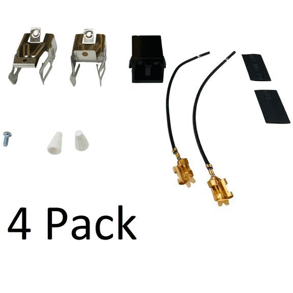 Top Burner Receptacle, 4 Pack, for Whirlpool, Sears, AP3075808, PS340571, 330031