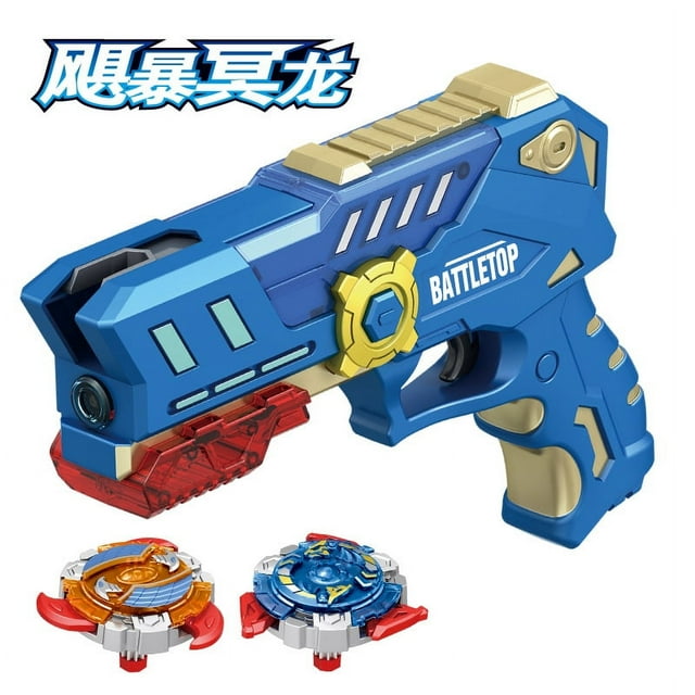 Top Burst Gyro Toy Set with 2 Spinning Top Burst Gyros 1 Toy Launchers Combat Battling Game