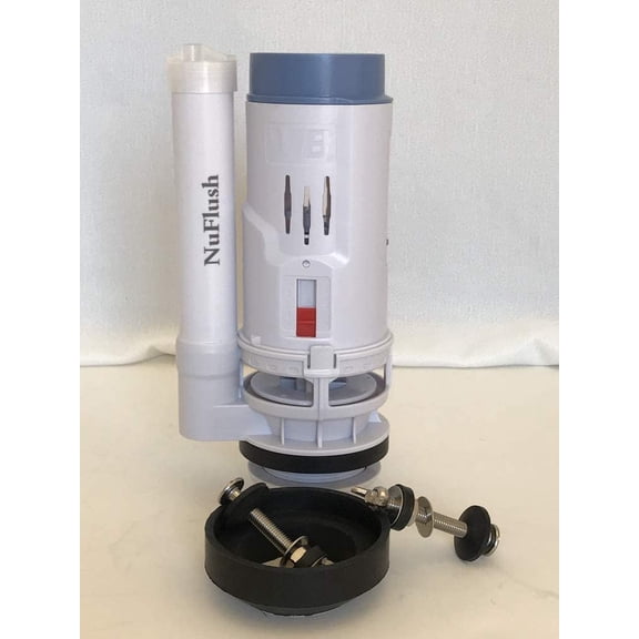 Top Button Dual Flush Valve for 2 inch, 2 Piece Tuscany & Michigan Toilets By NuFlush