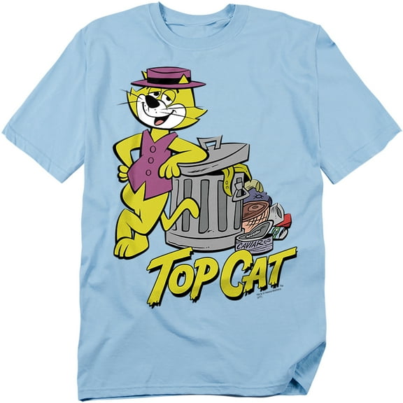 Top Cat Garbage Can Unisex Adult T Shirt For Men And Women