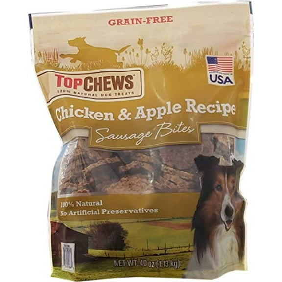 Top Chews Chicken & Apple Recipe 100% Natural Dog Treats
