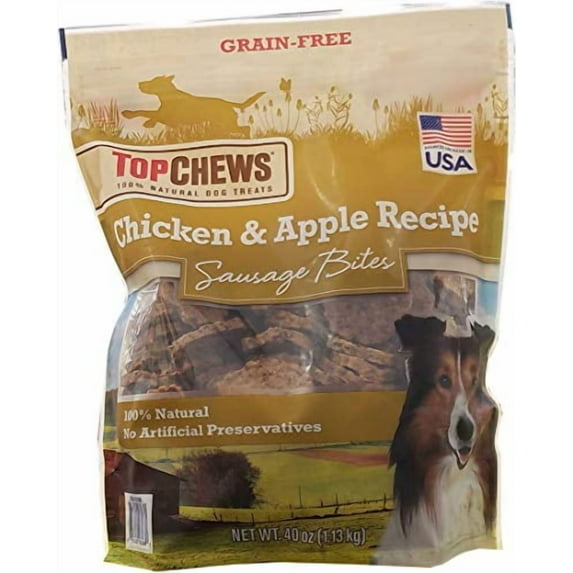 Top Chews Chicken & Apple Recipe, 40 Ounce