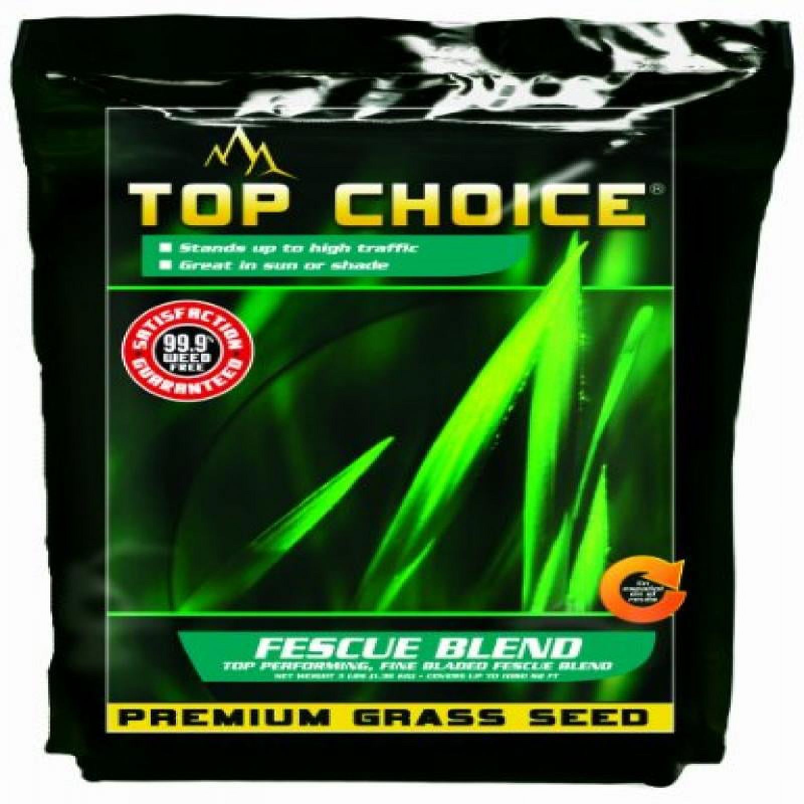 Top Choice 17634 Tall Fescue Grass Seed Mixture, 3Pound