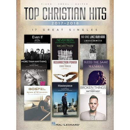 Top Christian Hits of 2017-2018 : 17 Great Singles (Paperback)