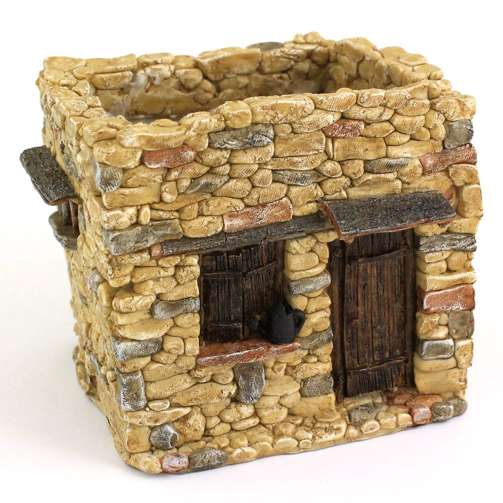 Top Collection 4Inch Miniature DHF10 Fairy Garden and Terrarium House