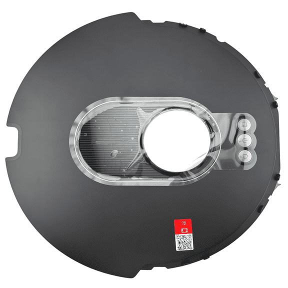 Top Cover Assembly with Control Button Panel Compatible With Roborock Q5 Max+, Q5 DuoRoller+ Robotic Vacuum Cleaner - Sturdy Black Casing