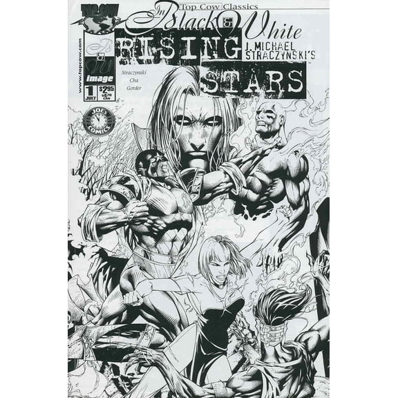 Top Cow Classics in Black and White: Rising Stars #1 VF ; Image Comic Book