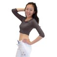 thumbnail image 1 of Top - Crop Top, 3/4 Sleeve, 1 of 2