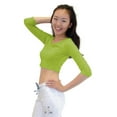 thumbnail image 1 of Top - Crop Top, 3/4 Sleeve, 1 of 2