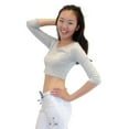 thumbnail image 1 of Top - Crop Top, 3/4 Sleeve, 1 of 2