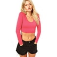 thumbnail image 1 of Top - Crop Top, Long Sleeve, 1 of 4