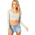 thumbnail image 1 of Top - Crop Top, Long Sleeve, 1 of 4
