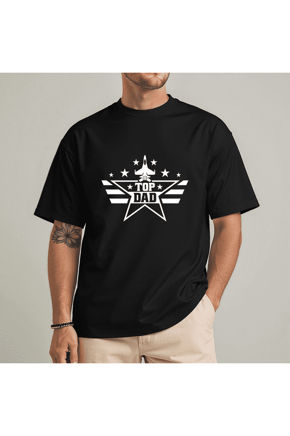 Top Dad Shirt Fathers Day Gift Tshirt Funny Dad Apparel for Mens, Dads