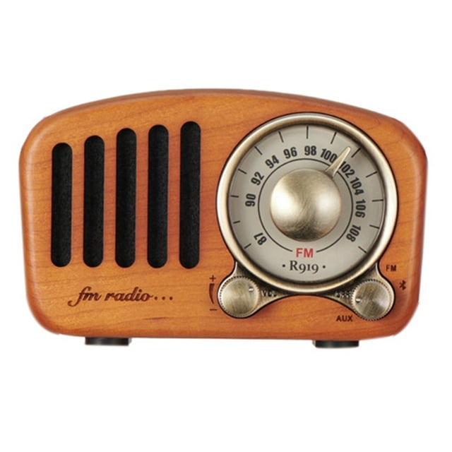 Top Deals R919 Retro Radio Bluetooth Speaker, FM Radio with Old