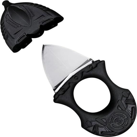 Top Discount! Pedty Huaao Ultra Small Fixed 0.8In 440C Stainless Steel with Abs Handle Mini Edc Necklace for Gift Collection Cutting, Polishing Stone, Cutter, 1X Pocket Knife