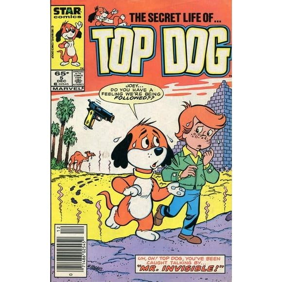 Top Dog #5 (Newsstand) VF ; Marvel Comic Book