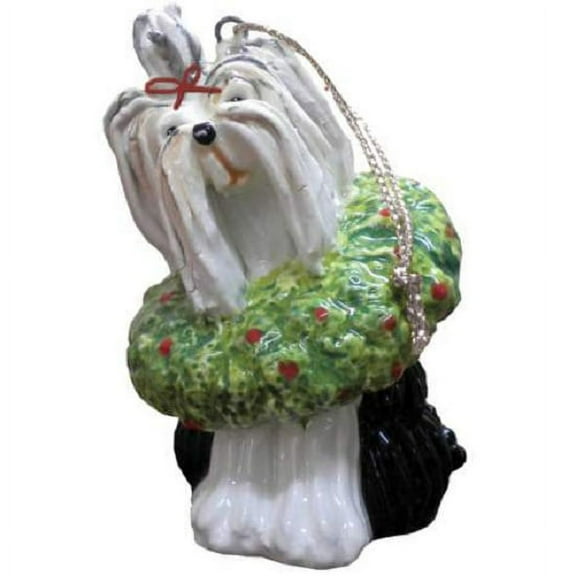 Top Dogs by Lynda Corneille Yorkie Ceramic Dog Ornament Yorkshire Decoration New