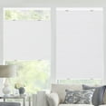 thumbnail image 1 of Top Down Bottom up Blackout shades, Cellular Honeycomb Window Blinds, Blackout White+17"W x 36"H, Fashion Simple Elegant Shade, Custom Sized, 1 of 6