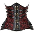 thumbnail image 1 of Top Drawer Curvy Steampunk Steel Double Boned Underbust Corset, 1 of 2