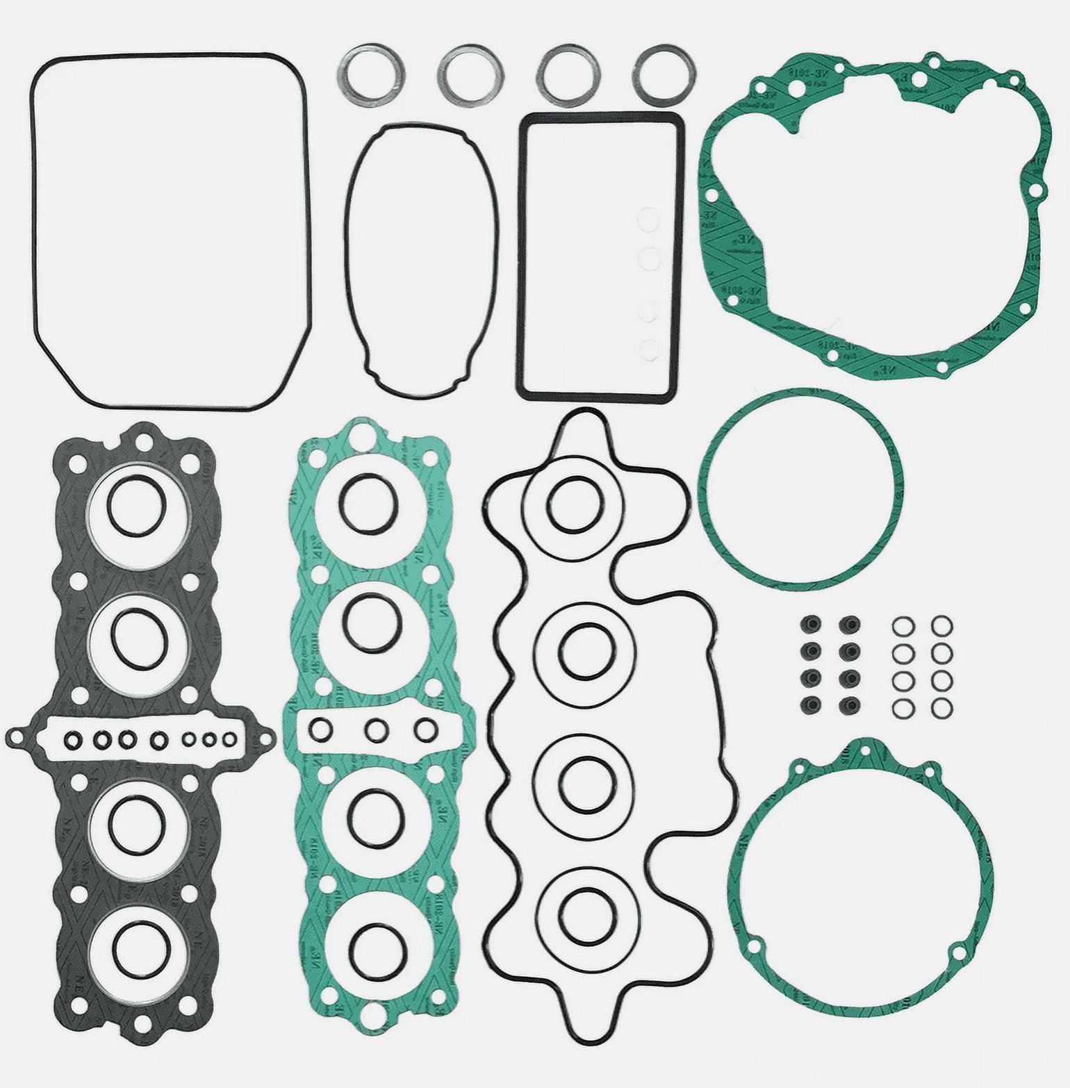 4X Carburetor Rebuild Kit For Honda CB500 CB500 Four (1971-1973) - Includes Jets, Gaskets, Needle