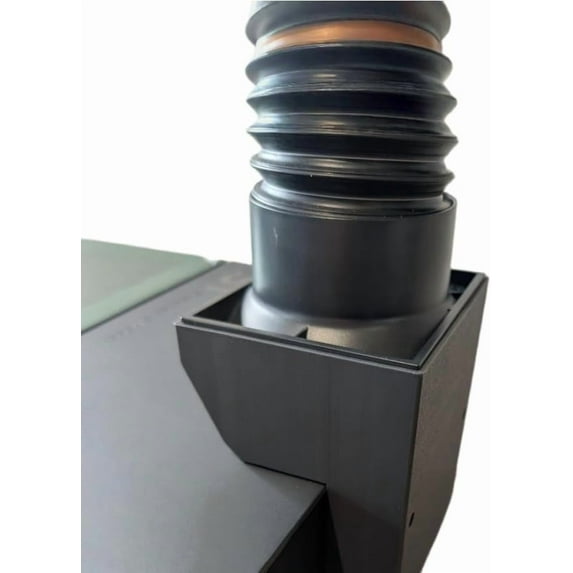 Top Exhaust Adapter for xTool S1 Laser Machine, Space-Saving Design, Improved Airflow, Easy Installation