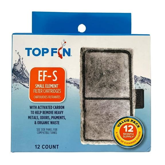 Top Fin Value Pack of EF-S Element Filter Cartridges 12 Month Supply