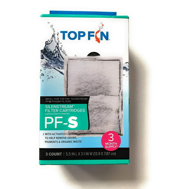 Top Fin Silenstream PFS Refill for PF10 Power Filters 5.5in x 3.1 (3