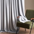 thumbnail image 1 of Top Finel 100% Blackout Luxury Velvet Rod Pocket Curtains, 52 x 84 Inch, 2 Panels, 1 of 9